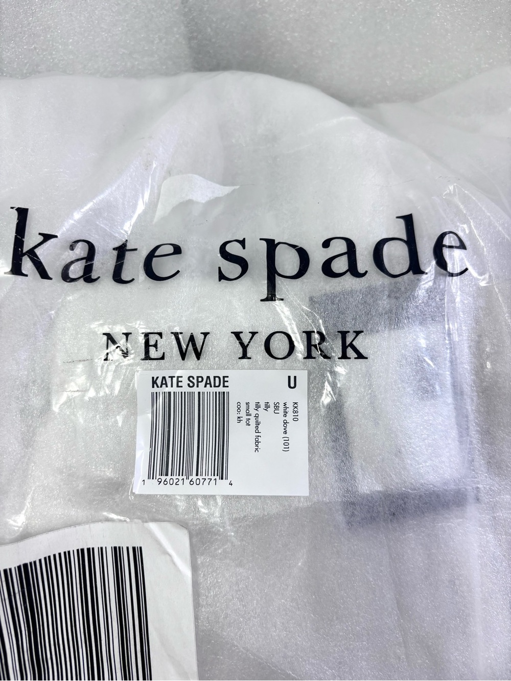 Kate Spade New York Tilly Quilted Sm Tote. White Dove. - Picture 14 of 15